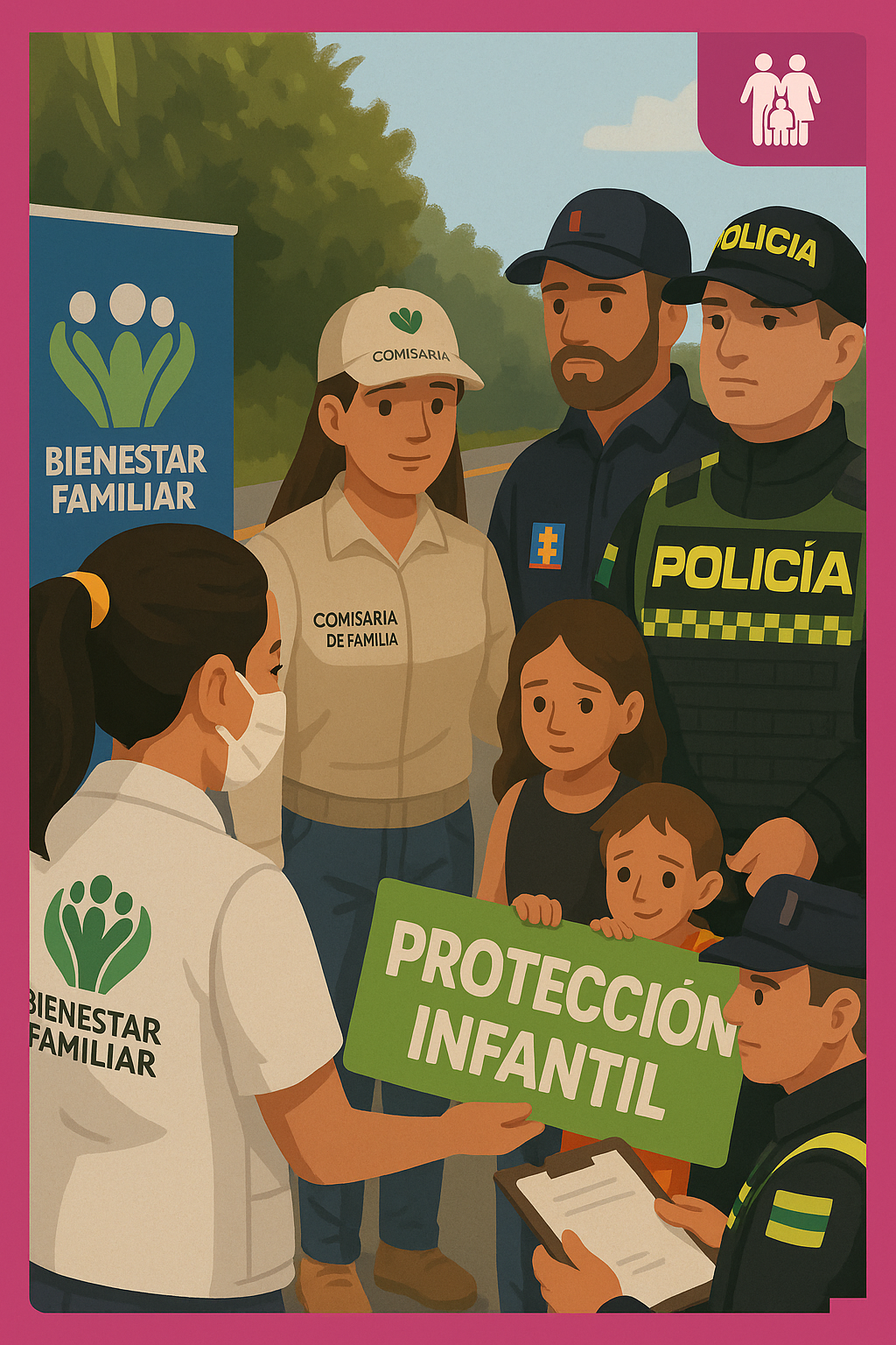 Identificación y activación de la ruta para NNA